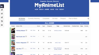 MyAnimeList - Organize, Discuss, Discover