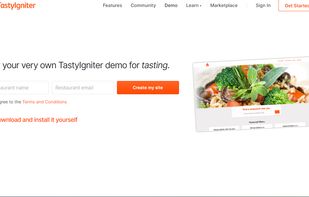 Restaurant creation page