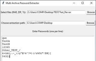 Archive Extractor screenshot 1