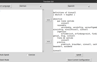 concise or detailed view