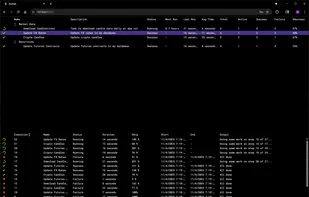 Manage tasks from a real-time dashboard, live streaming console output from your scripts.