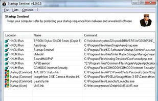 Startup Sentinel screenshot 1
