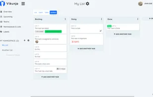 Vikunja screenshot 2