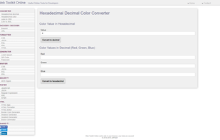 Web Toolkit Online screenshot 1