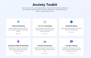 Anxiety Toolkit