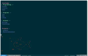 Vimwiki screenshot 1