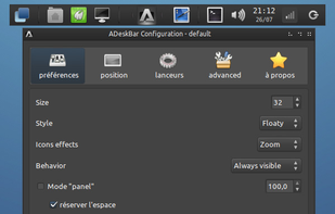ADeskBar screenshot 1