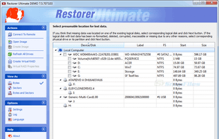 Restorer Ultimate screenshot 1