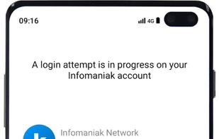 Infomaniak Auth screenshot 2
