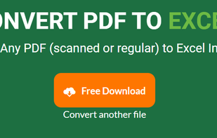 PDFtoExcel.com screenshot 1