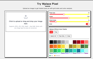 Wplace Pixel screenshot 1
