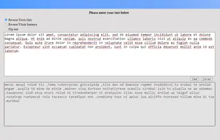 ReverseWord.com landing page