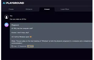 AI Playground screenshot 1