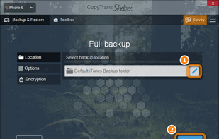 CopyTrans Shelbee screenshot 2