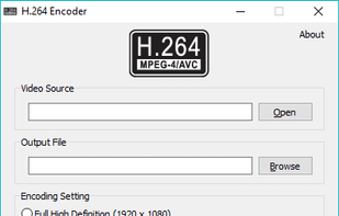 H.264 Encoder screenshot 1