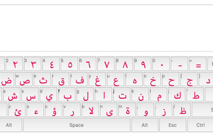 Arabic Keyboard, Basic Look