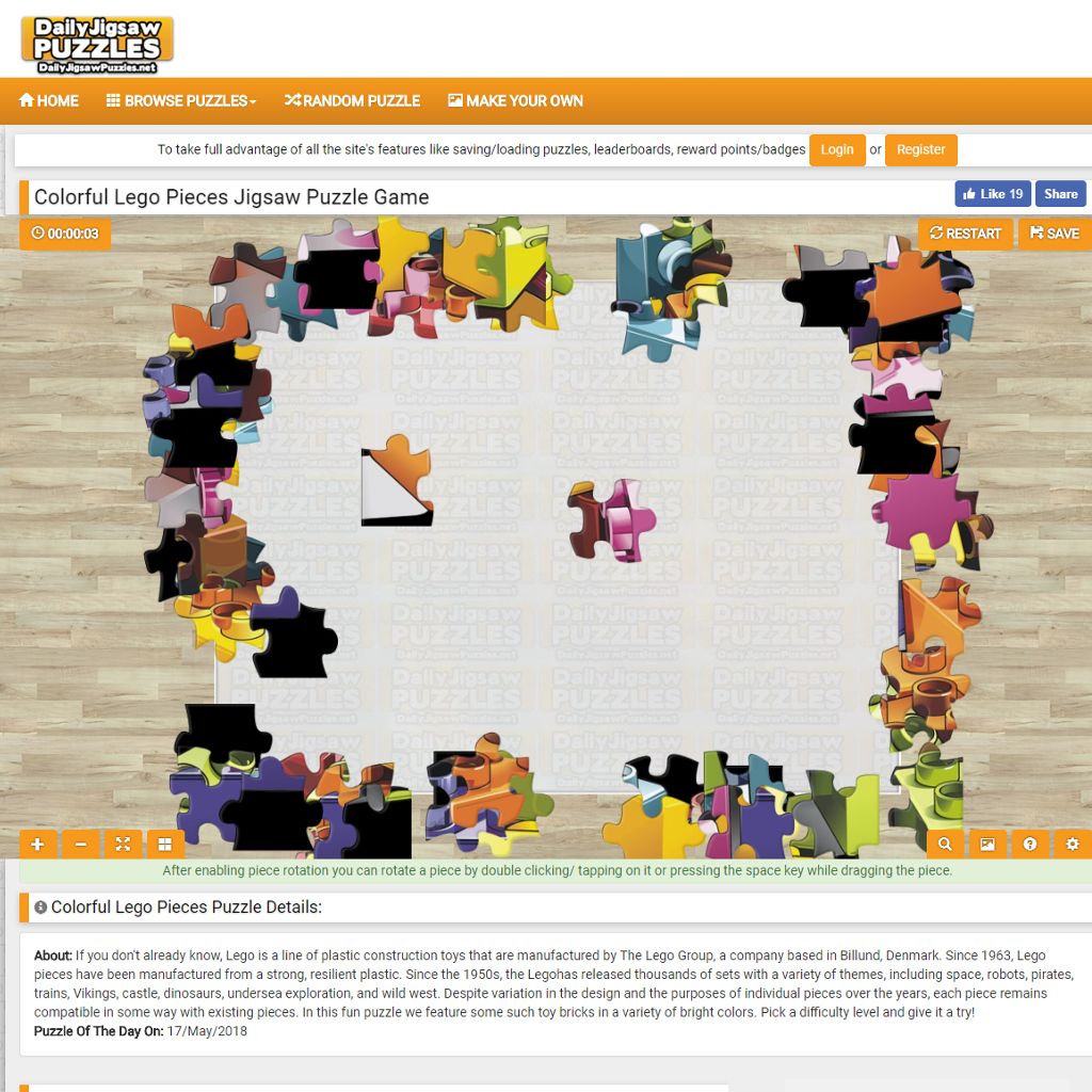 Free Online Jigsaw Puzzle  Play Best Daily Jigsaw Puzzles!