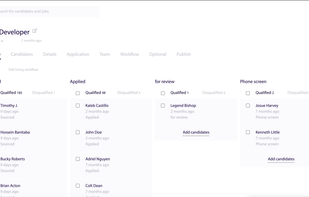 Kanban board (pipeline)