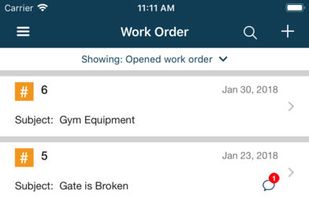 Mobile - Service request