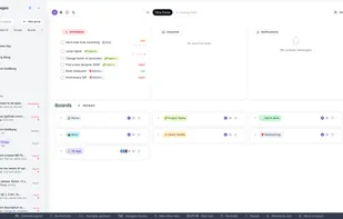 Task boards and messenger