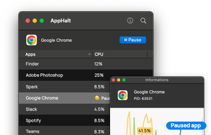 AppHalt screenshot 1