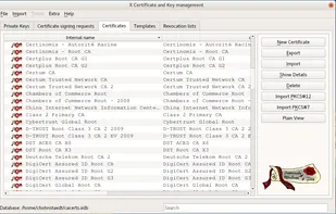 xca - X Certificate and Key management screenshot 2