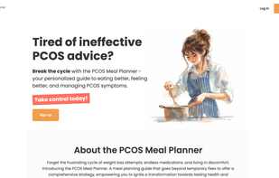 PCOS Meal Planner screenshot 1
