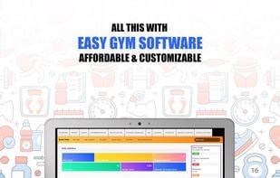 A complete gym management solution with Biometric integration, Bulk SMS Feature, automatic reminders to clients of renewal and pending payments. 
Comes with a client based mobile application, where they see their diet plan, body measurement, and workout schedule. 