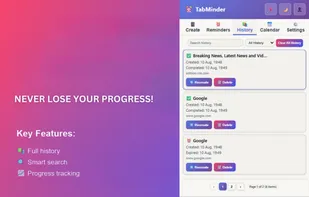 TabMinder screenshot 1