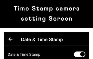 Timestamp camera screenshot 1
