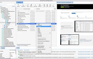 Azure Storage Explorer screenshot 1