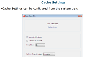 OpenStack Drive screenshot 2