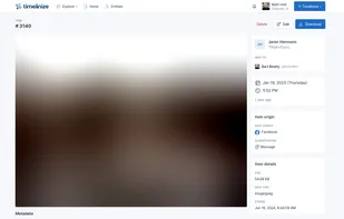 Timelinize screenshot 2