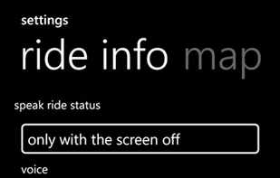 CycloMeter on Windows Phone(4)