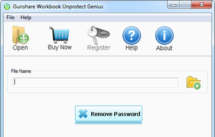 iSunshare Workbook Unprotect Genius screenshot 1