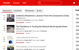 Postmill screenshot 1