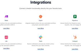 LinkedIn API Integrations