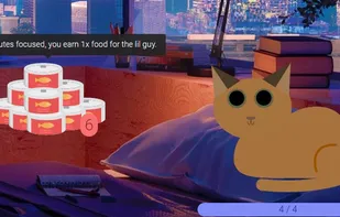 Virtual pet (night theme)