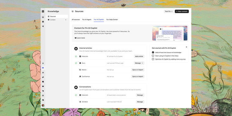 Intercom rolls out AI-first messenger and knowledge hub to its customer service platform image
