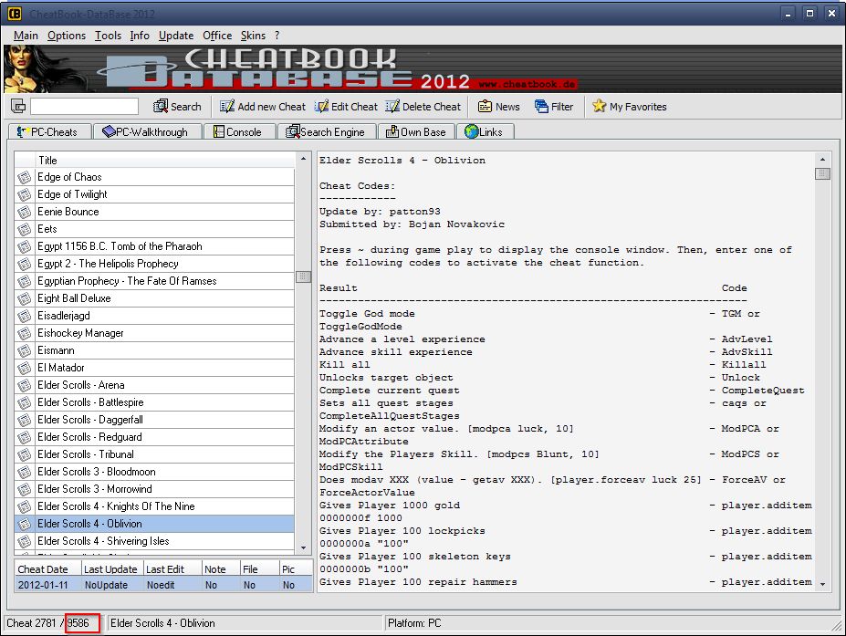 Access Game Cheats And Cheat Codes With Cheatbook Database