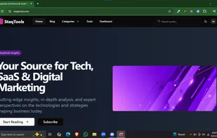 The StaqTools Blog featuring in-depth articles on technology, SaaS, digital marketing, and software reviews, helping users stay updated with the latest trends.