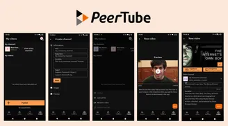 The PeerTube mobile app now integrates a creator mode for video upload and management image