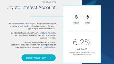 BlockFi Bitcoin & Crypto Loans screenshot 1