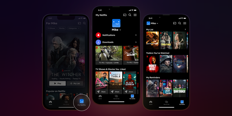 Netflix revamps mobile apps with 'My Netflix' feature to simplify user experience image