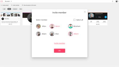Group and manage teams and projects, set different roles to give members different permissions