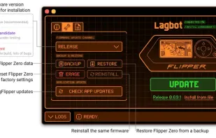 qFlipper screenshot 2