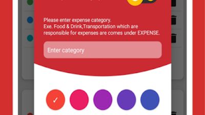15+ Predefined list of default income/expense categories
