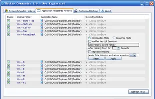 Hotkey Commander screenshot 1