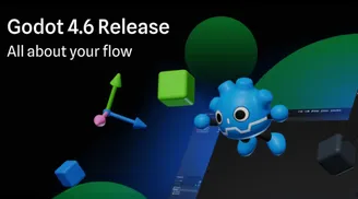 Godot 4.6 debuts Modern theme, Jolt Physics, Node IDs, and LibGodot embed image
