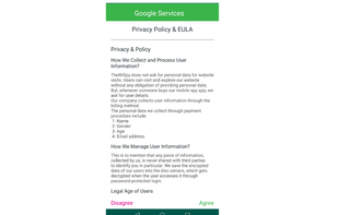 Accept TheWiSpy app Privacy policy